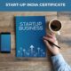 Startup India Certification